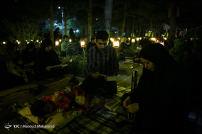 مراسم احیای شب نوزدهم ماه رمضان در قطعه شهدای گمنام بهشت زهرا(س)