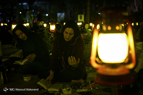 مراسم احیای شب نوزدهم ماه رمضان در قطعه شهدای گمنام بهشت زهرا(س)