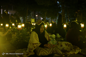 مراسم احیای شب نوزدهم ماه رمضان در قطعه شهدای گمنام بهشت زهرا(س)