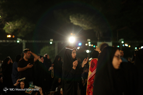 مراسم احیای شب نوزدهم ماه رمضان در قطعه شهدای گمنام بهشت زهرا(س)