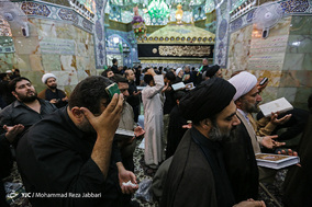 مراسم احیای شب نوزدهم ماه رمضان در حرم مطهر حضرت معصومه(س)_قم