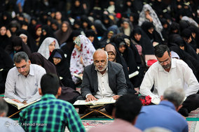 ترتیل خوانی قرآن کریم در حرم امام رضا (ع)