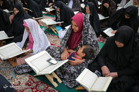 ترتیل خوانی قرآن کریم در حرم امام رضا (ع)