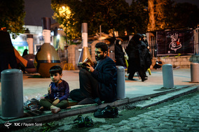 مراسم شب احیاء در مسجد ارگ تهران