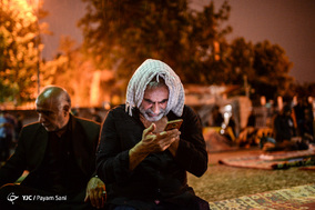 مراسم شب احیاء در مسجد ارگ تهران