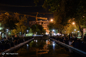 مراسم شب احیاء در مسجد ارگ تهران