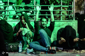 مراسم شب احیاء در مسجد ارگ تهران