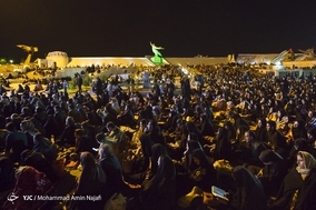 مراسم احیاء شب بیست و یکم ماه رمضان در باغ موزه دفاع مقدس همدان