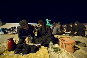 مراسم احیاء شب بیست و یکم ماه رمضان در باغ موزه دفاع مقدس همدان