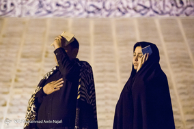 مراسم احیاء شب بیست و یکم ماه رمضان در باغ موزه دفاع مقدس همدان