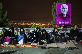 احیای شب بیست و یکم ماه رمضان در گلزار شهدای گمنام پارک چنگلی کوهسار