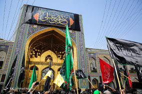 تشییع پیکر شهید مدافع حرم گل آقا مرادی در مشهد