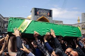 تشییع پیکر شهید مدافع حرم گل آقا مرادی در مشهد