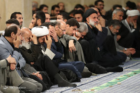 مراسم سوگواری امام علی(ع) با حضور مقام معظم رهبری