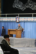 مراسم سوگواری امام علی(ع) با حضور مقام معظم رهبری
