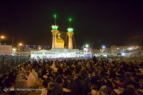 مراسم احیای شب بیست و سوم ماه رمضان در آستان مقدس امامزاده عبدالله همدان