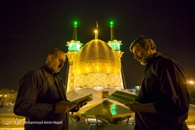 مراسم احیای شب بیست و سوم ماه رمضان در آستان مقدس امامزاده عبدالله همدان