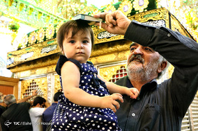 مراسم احیای شب بیست و سوم  ماه مبارک رمضان در حرم سید علاءالدین حسین (ع) شیراز