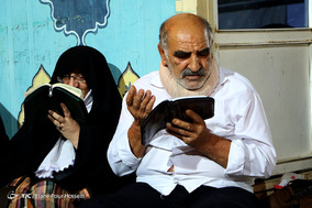 مراسم احیای شب بیست و سوم  ماه مبارک رمضان در حرم سید علاءالدین حسین (ع) شیراز