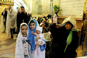 مراسم احیای شب بیست و سوم  ماه مبارک رمضان در حرم سید علاءالدین حسین (ع) شیراز