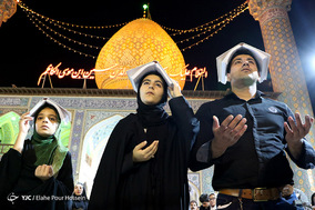 مراسم احیای شب بیست و سوم  ماه مبارک رمضان در حرم سید علاءالدین حسین (ع) شیراز
