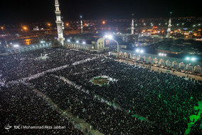 مراسم احیاء شب بیست و سوم ماه رمضان در مسجد جمکران قم