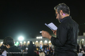 مراسم احیاء شب بیست و سوم ماه رمضان در مسجد جمکران قم