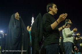 مراسم احیاء شب بیست و سوم ماه رمضان در مسجد جمکران قم