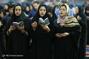 مراسم احیاء شب بیست و سوم ماه رمضان در مصلی اهواز