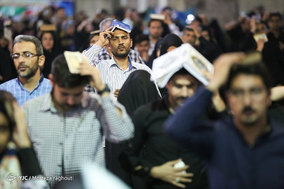 مراسم احیاء شب بیست و سوم ماه رمضان در مصلی اهواز