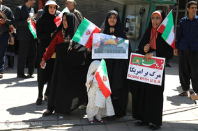 عدالت خواهی بین‌المللی - راهپیمایی روز قدس در کرمانشاه