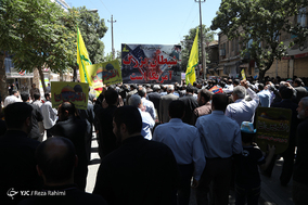 عدالت خواهی بین‌المللی - راهپیمایی روز قدس در کرمانشاه