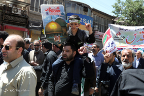 عدالت خواهی بین‌المللی - راهپیمایی روز قدس در کرمانشاه