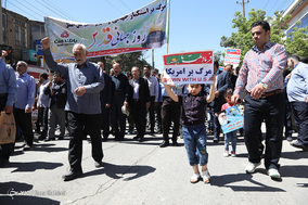 عدالت خواهی بین‌المللی - راهپیمایی روز قدس در کرمانشاه