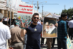 عدالت خواهی بین‌المللی - راهپیمایی روز قدس در کرمانشاه