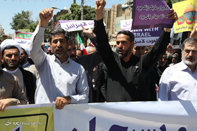 عدالت خواهی بین‌المللی - راهپیمایی روز قدس در کرمانشاه