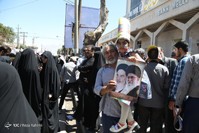 عدالت خواهی بین‌المللی - راهپیمایی روز قدس در کرمانشاه