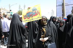 عدالت خواهی بین‌المللی - راهپیمایی روز قدس در کرمانشاه