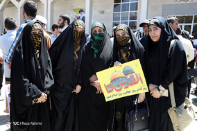 عدالت خواهی بین‌المللی - راهپیمایی روز قدس در کرمانشاه