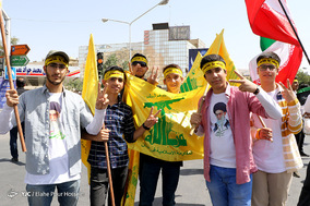 عدالت خواهی بین‌المللی - راهپیمایی روز قدس در شیراز