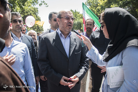 حضور شخصیت های کشوری و لشگری در راهپیمایی روز قدس