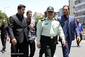 حضور شخصیت های کشوری و لشگری در راهپیمایی روز قدس