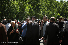 حضور شخصیت های کشوری و لشگری در راهپیمایی روز قدس