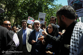 حضور شخصیت های کشوری و لشگری در راهپیمایی روز قدس