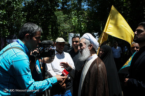 حضور شخصیت های کشوری و لشگری در راهپیمایی روز قدس