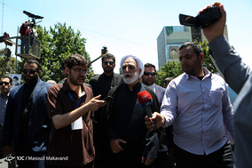 حضور شخصیت های کشوری و لشگری در راهپیمایی روز قدس