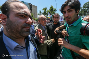 حضور شخصیت های کشوری و لشگری در راهپیمایی روز قدس