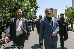 حضور شخصیت های کشوری و لشگری در راهپیمایی روز قدس