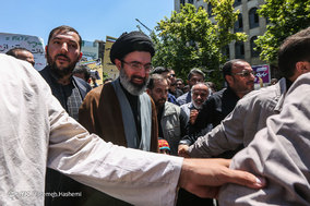 حضور شخصیت های کشوری و لشگری در راهپیمایی روز قدس
