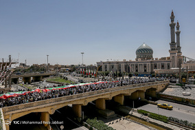 عدالت خواهی بین‌المللی - راهپیمایی روز قدس در قم